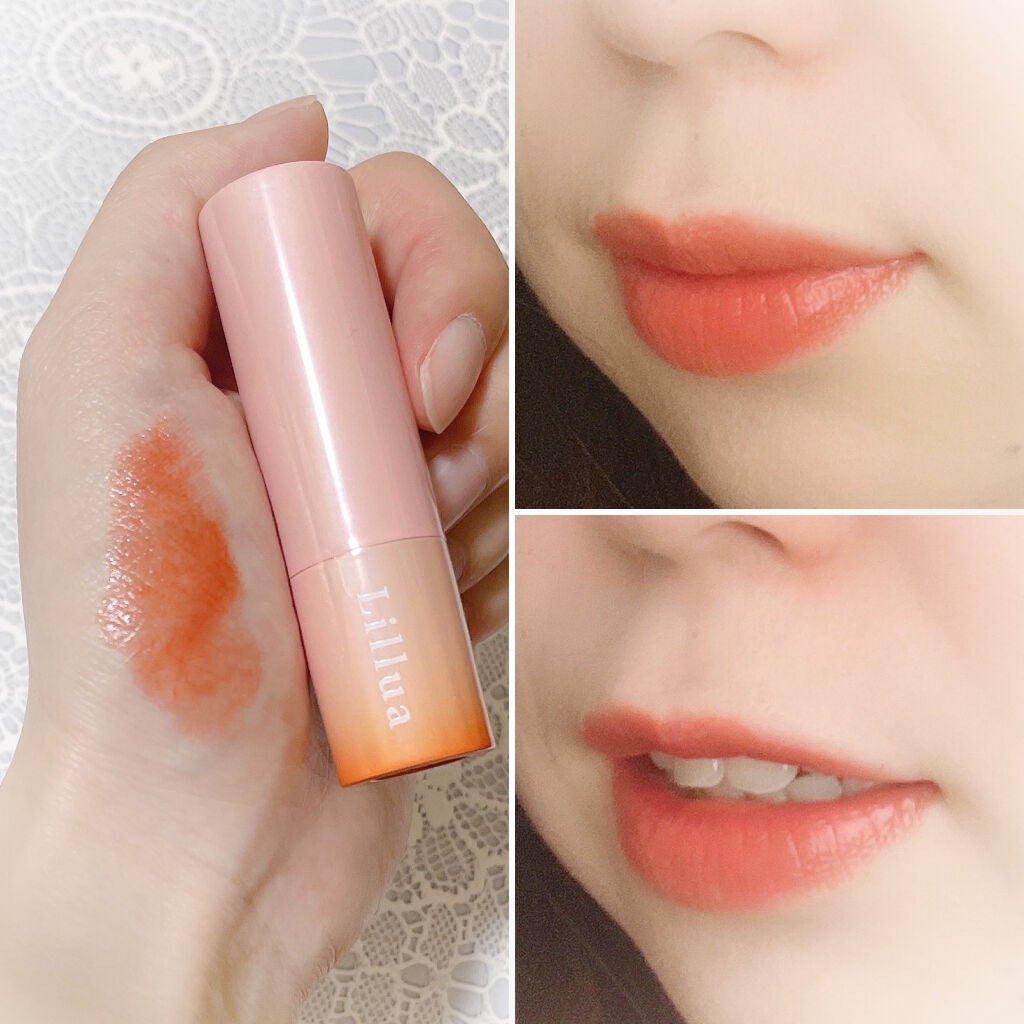 オイルリッチティント/Lillua/リップティントを使ったクチコミ(1枚目)