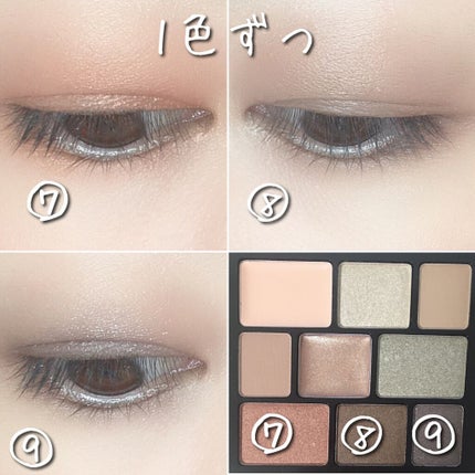 ムードアイシャドウパレット/GENE TOKYO/アイシャドウパレットを使ったクチコミ(8枚目)