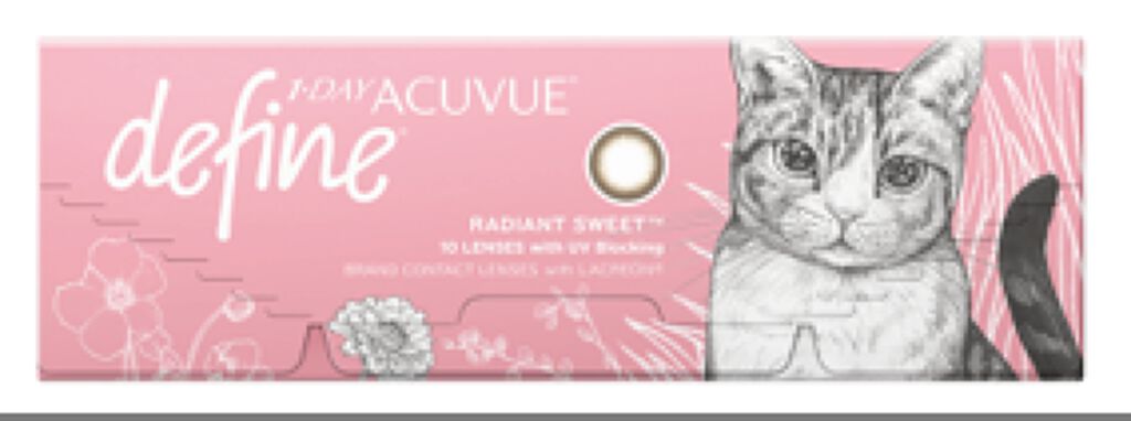 ワンデーアキュビュー®ディファイン®モイスト® ラディアント スウィート™ (10枚入り期間限定パッケージ)