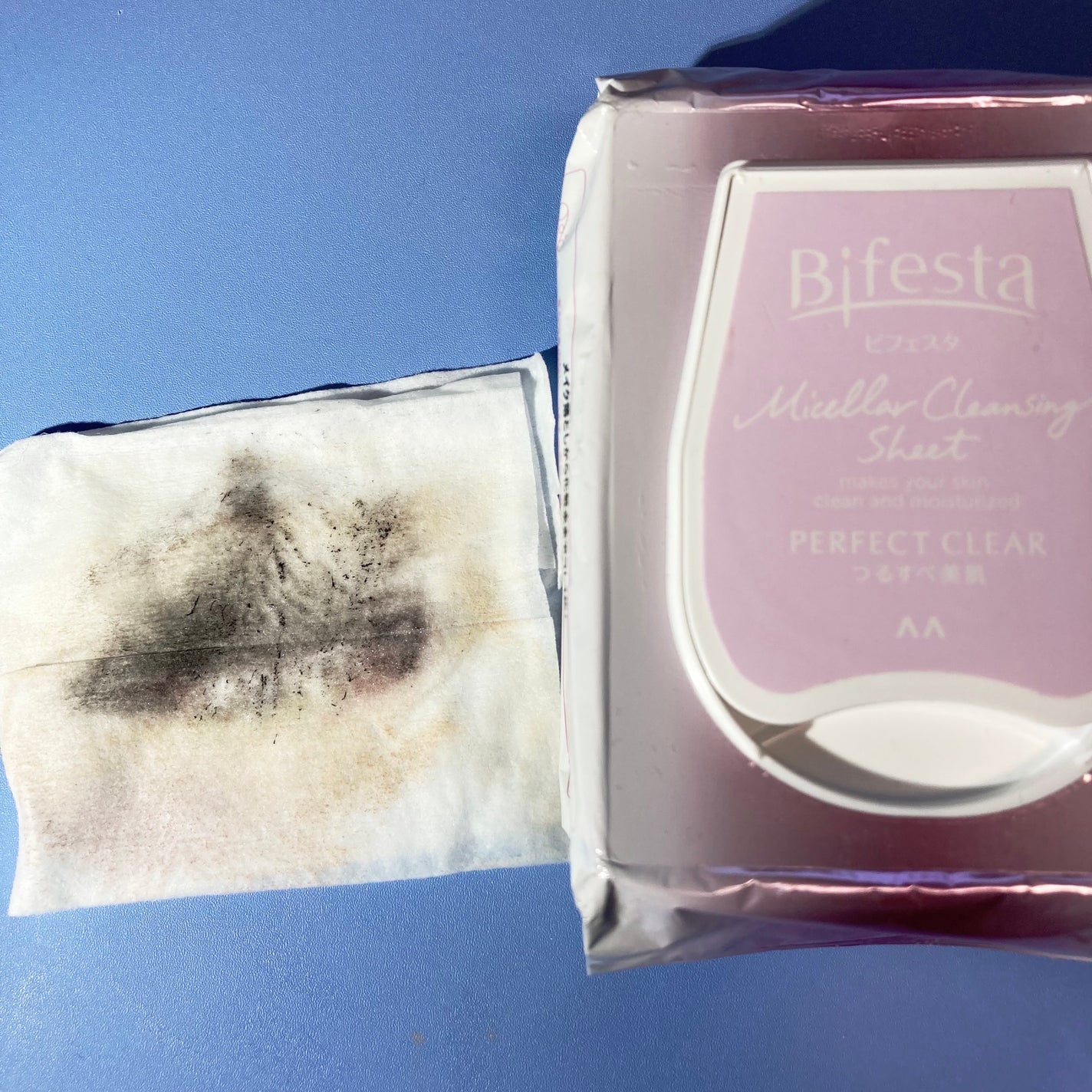 ミセラークレンジングシート パーフェクトクリア/ビフェスタ/クレンジングシートを使ったクチコミ(3枚目)