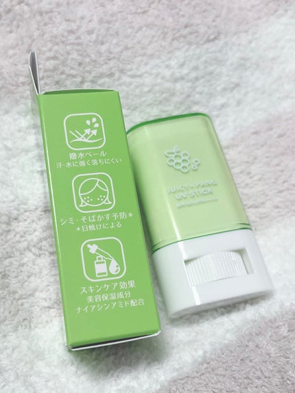 アピュー ジューシーパン UVスティック/A’pieu/日焼け止め・UVケアを使ったクチコミ(4枚目)