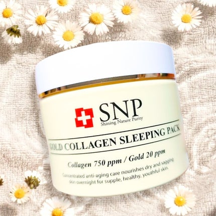 SNP ゴールド コラーゲン スリーピング パック/SNP/シートマスク・パックを使ったクチコミ(1枚目)