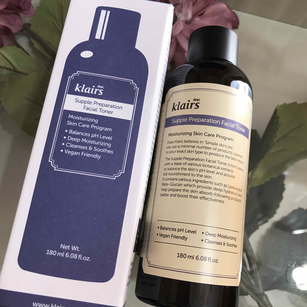 サプルプレパレーションアンセンテッドトナー(180ml)/Klairs/化粧水を使ったクチコミ(1枚目)