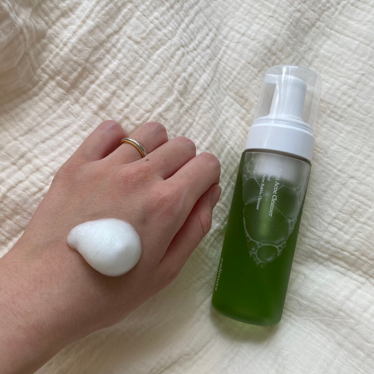 ザリアルノニアクネバブルクレンザー/celimax/泡洗顔を使ったクチコミ(2枚目)