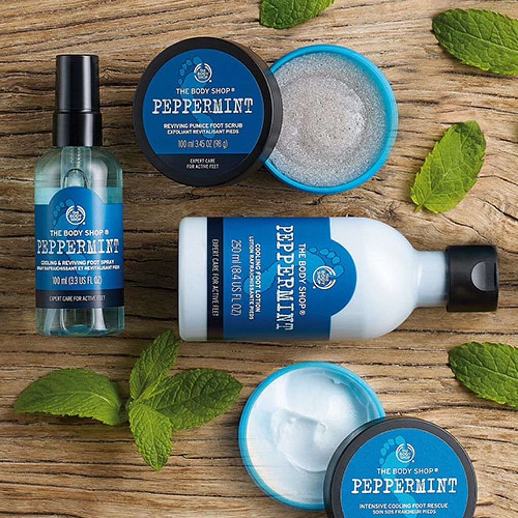 ペパーミント クーリング フットローション THE BODY SHOP