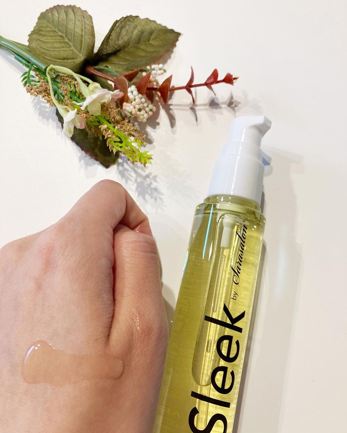 ナチュラルオイル /スリーク by サラサロン/ヘアオイルを使ったクチコミ(2枚目)