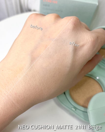 ネオ エッセンシャル フィニッシュパウダー/LANEIGE/ルースパウダーを使ったクチコミ(4枚目)