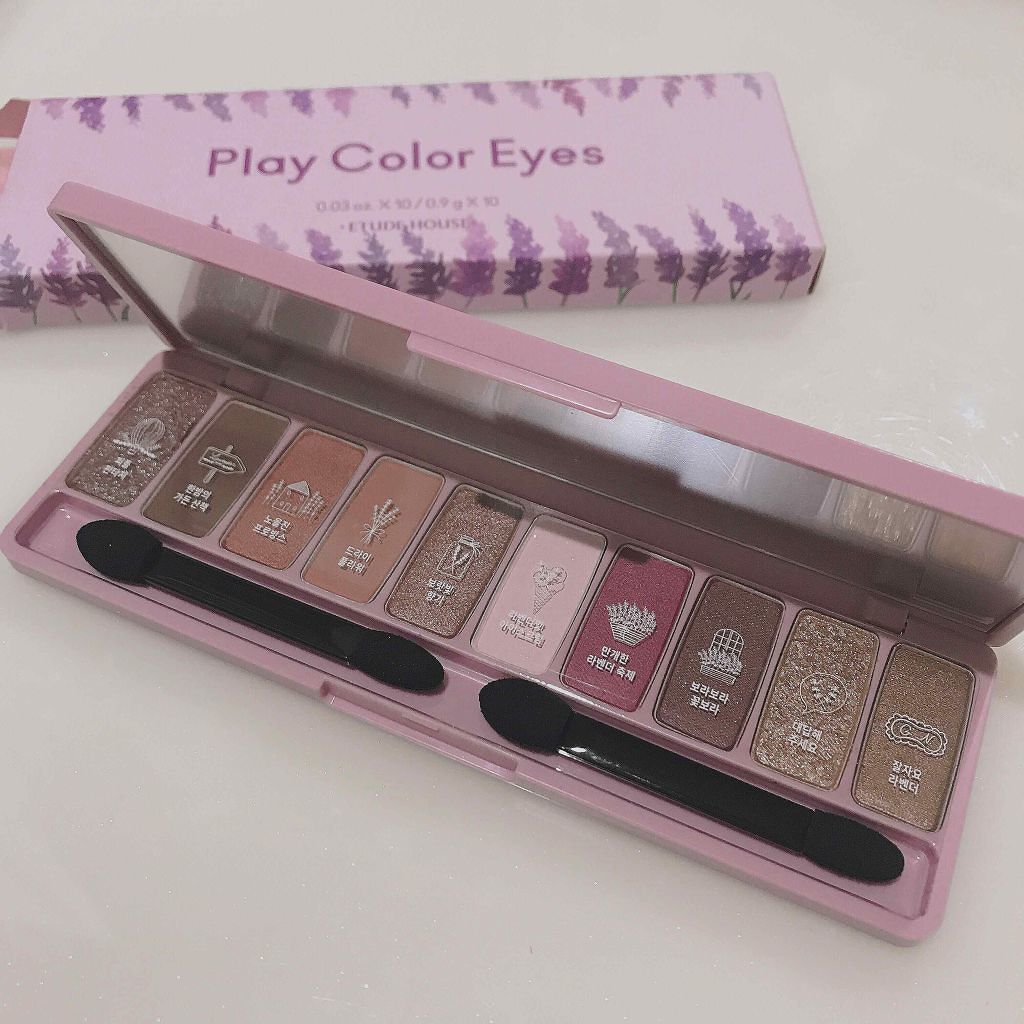 プレイカラー アイシャドウ/ETUDE/アイシャドウパレットを使ったクチコミ（2枚目）