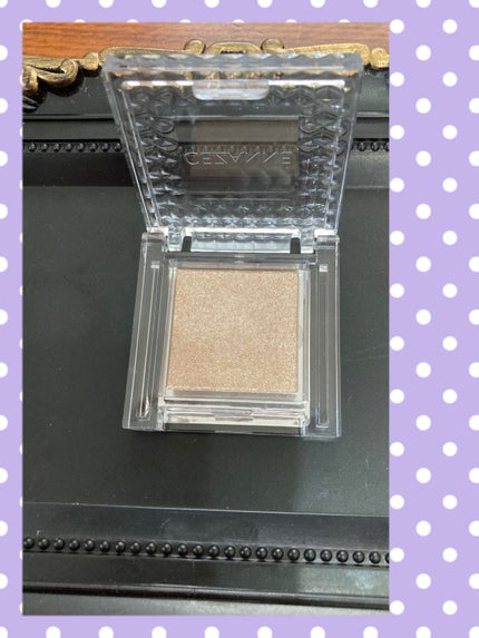 シングルカラーアイシャドウ/CEZANNE/単色アイシャドウを使ったクチコミ(2枚目)