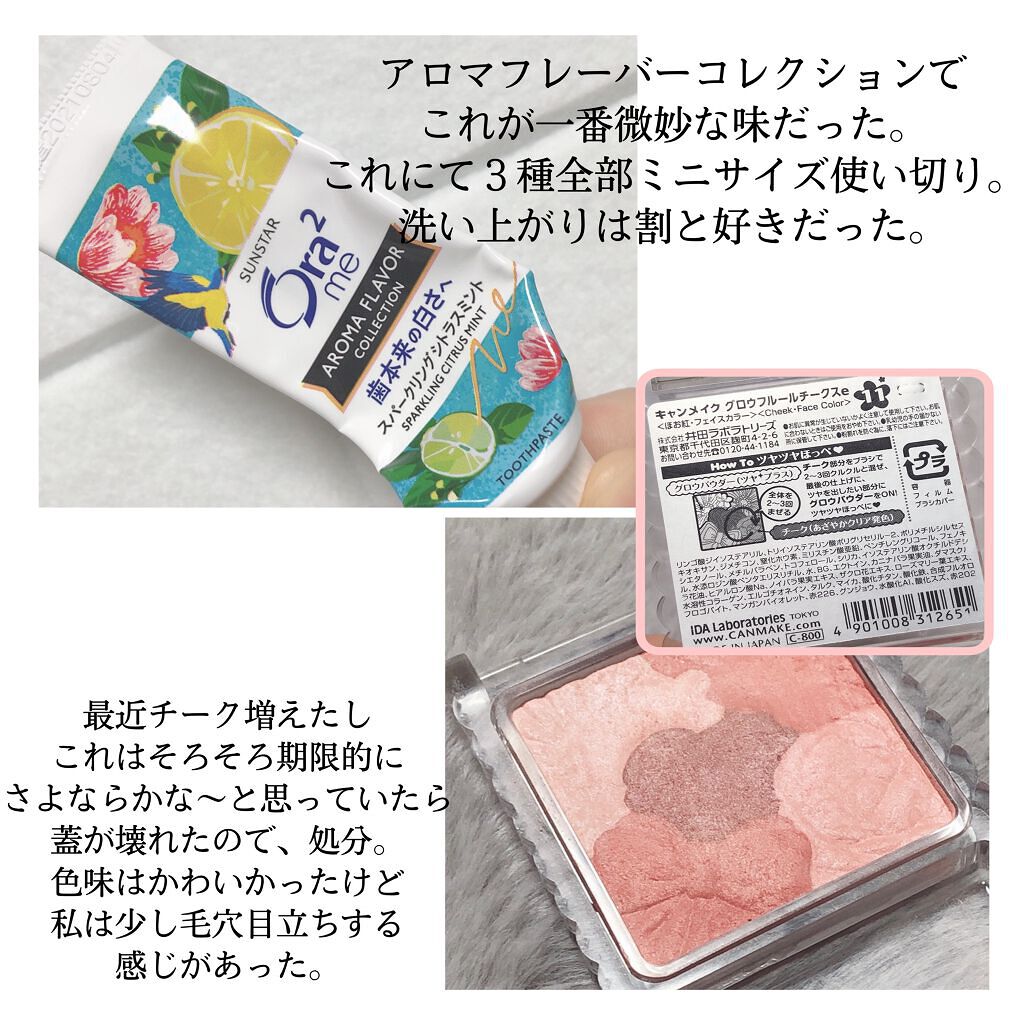 グロウフルールチークス/キャンメイク/パウダーチークを使ったクチコミ(6枚目)