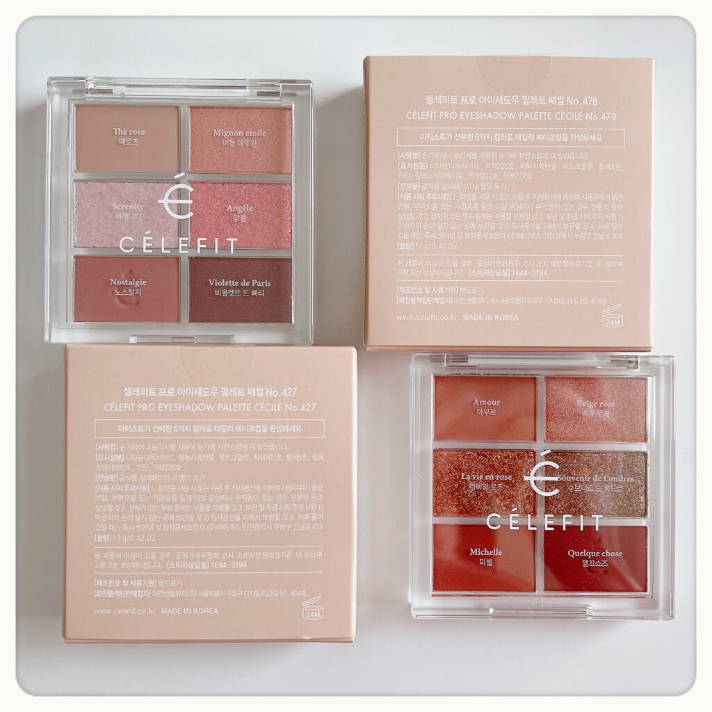 プロアイシャドウパレットセシル/CELEFIT/アイシャドウパレットを使ったクチコミ(2枚目)
