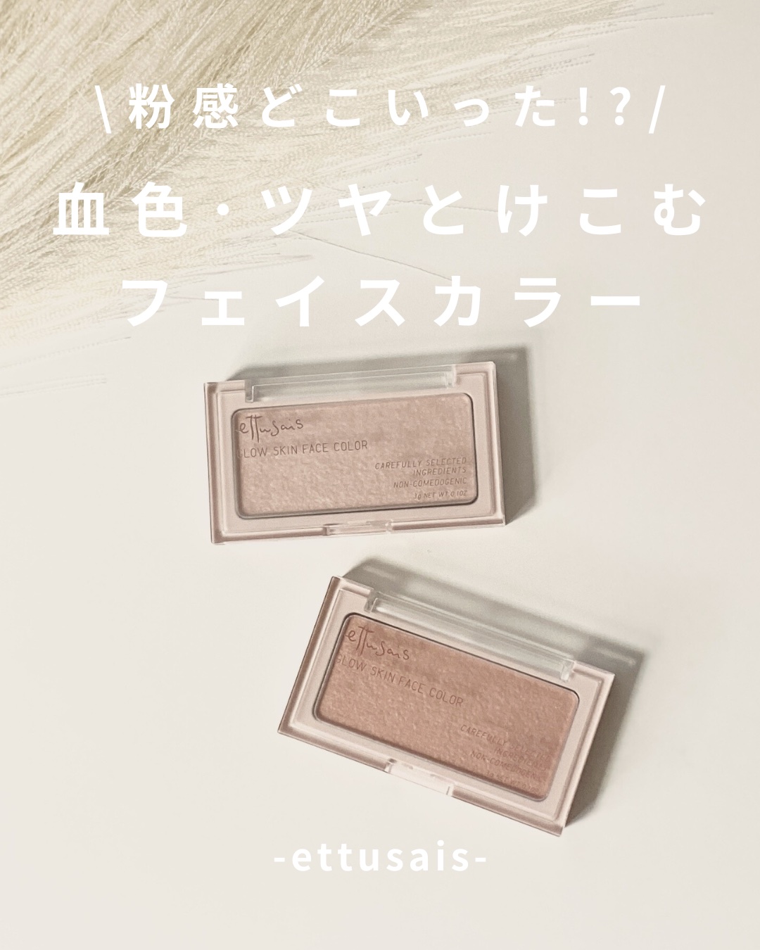 エテュセ グロウスキン フェイスカラー 01 <ハイライター>/ettusais/パウダーハイライトを使ったクチコミ（1枚目）