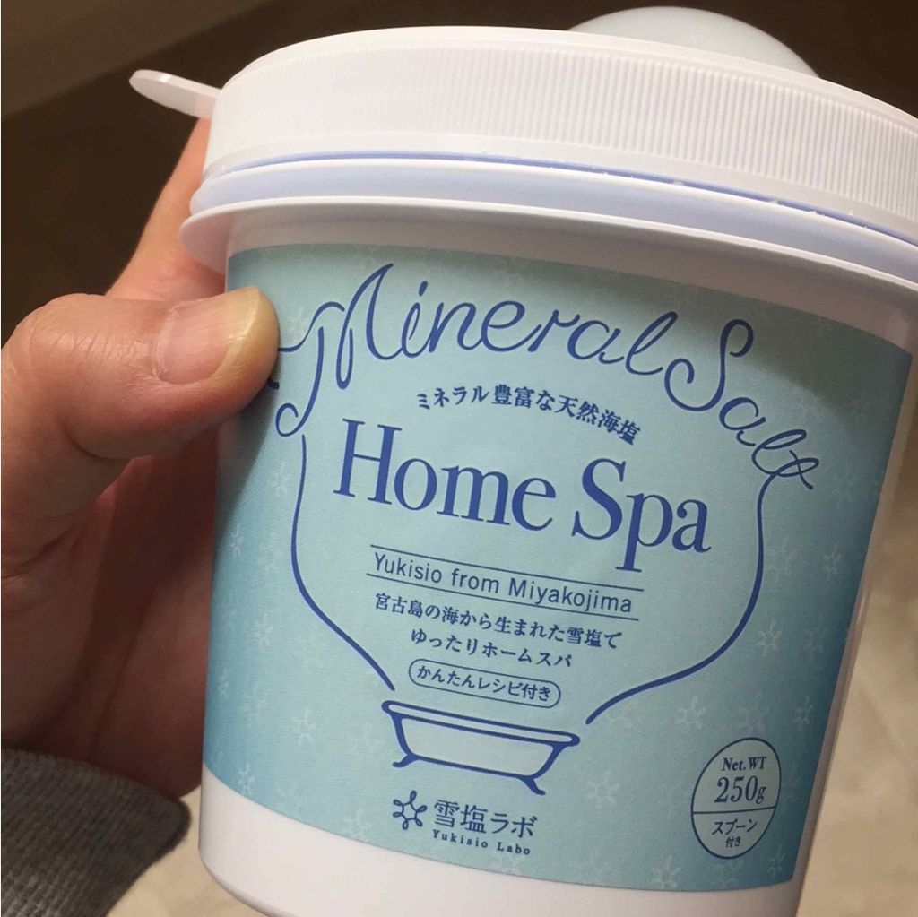 ミネラルソルトホームスパ/宮古島の雪塩/ボディスクラブを使ったクチコミ(1枚目)