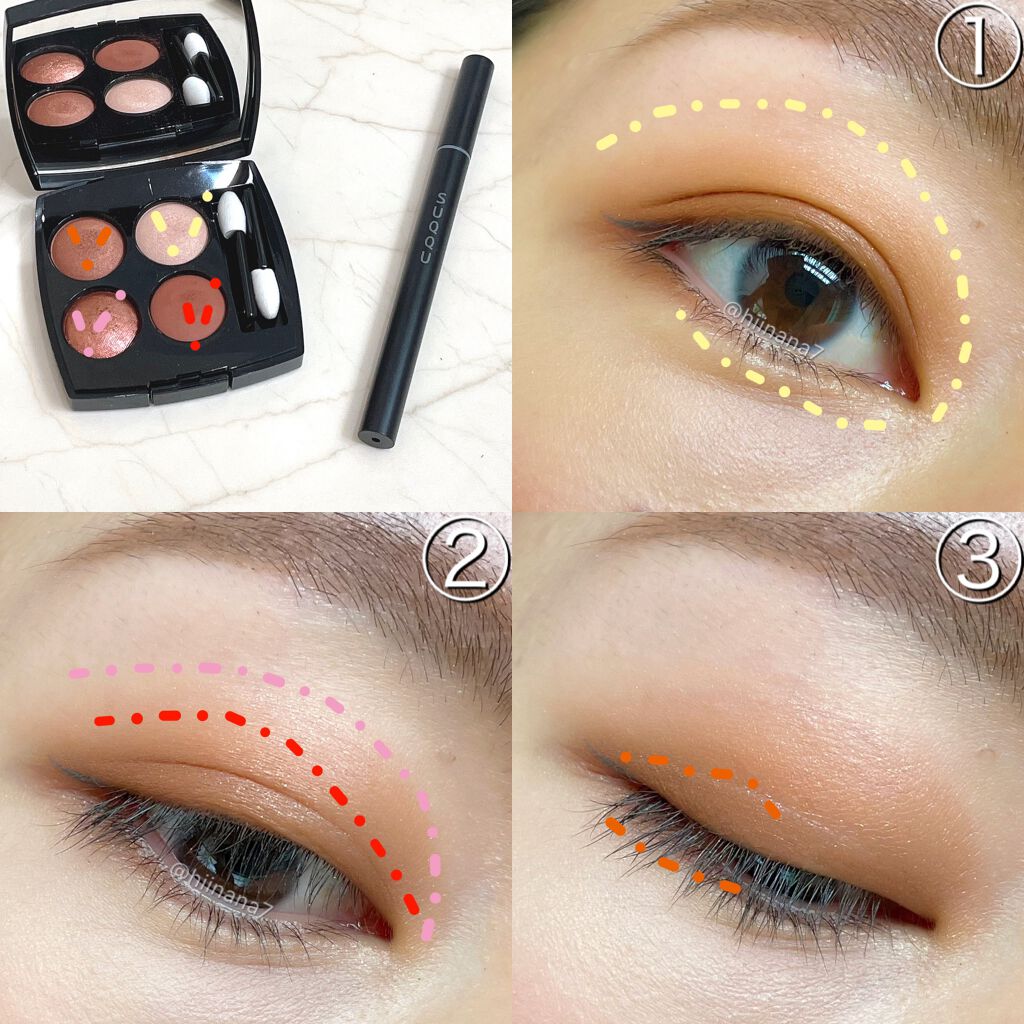 レ キャトル オンブル/CHANEL/アイシャドウパレットを使ったクチコミ(3枚目)