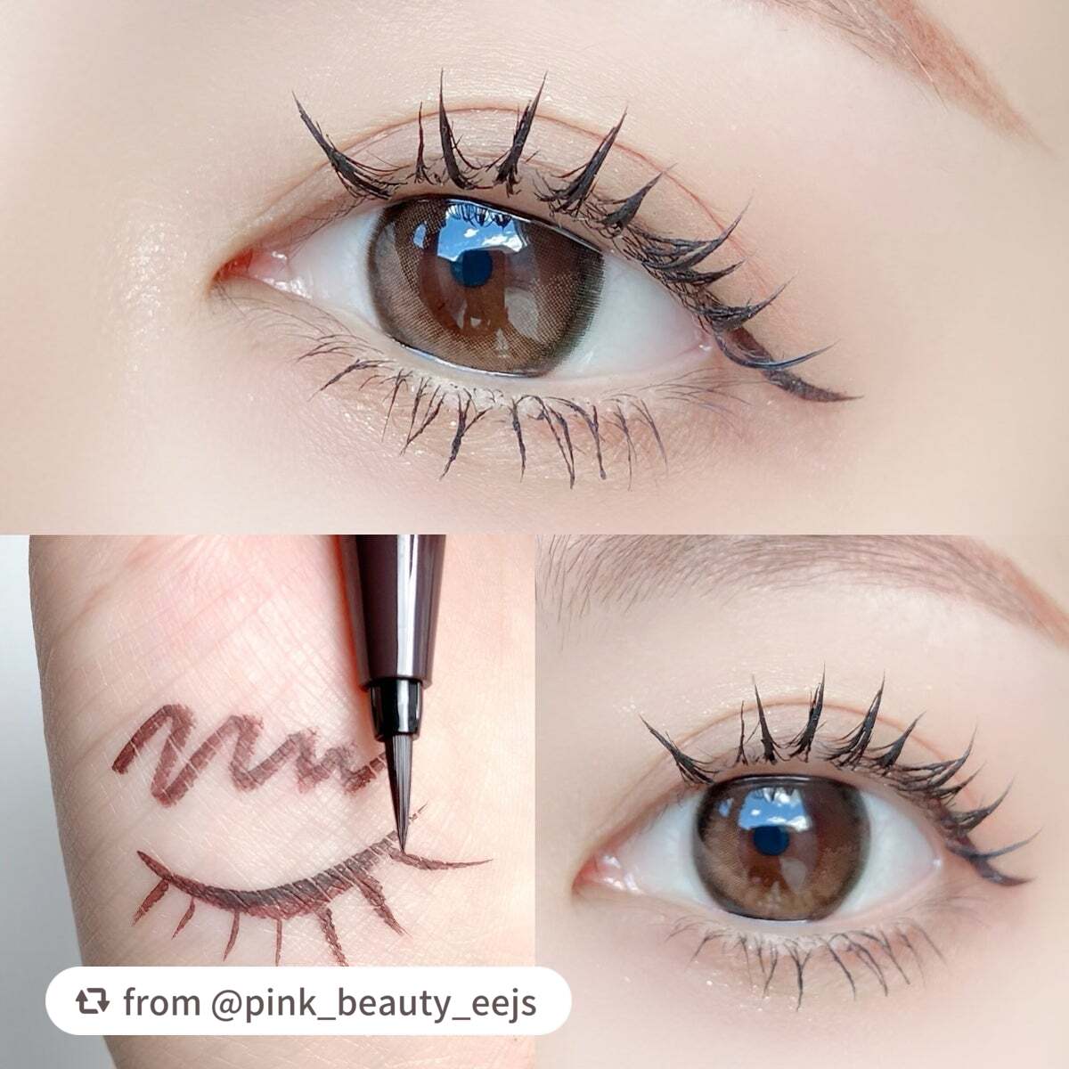 シルキーリキッドアイライナーWP/D-UP/リキッドアイライナーを使ったクチコミ(5枚目)