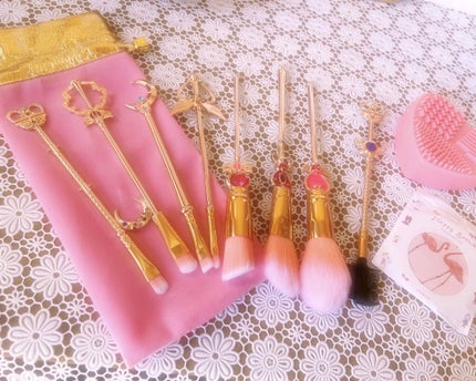 美少女戦士風メイクブラシ/メイクブラシを使ったクチコミ(2枚目)