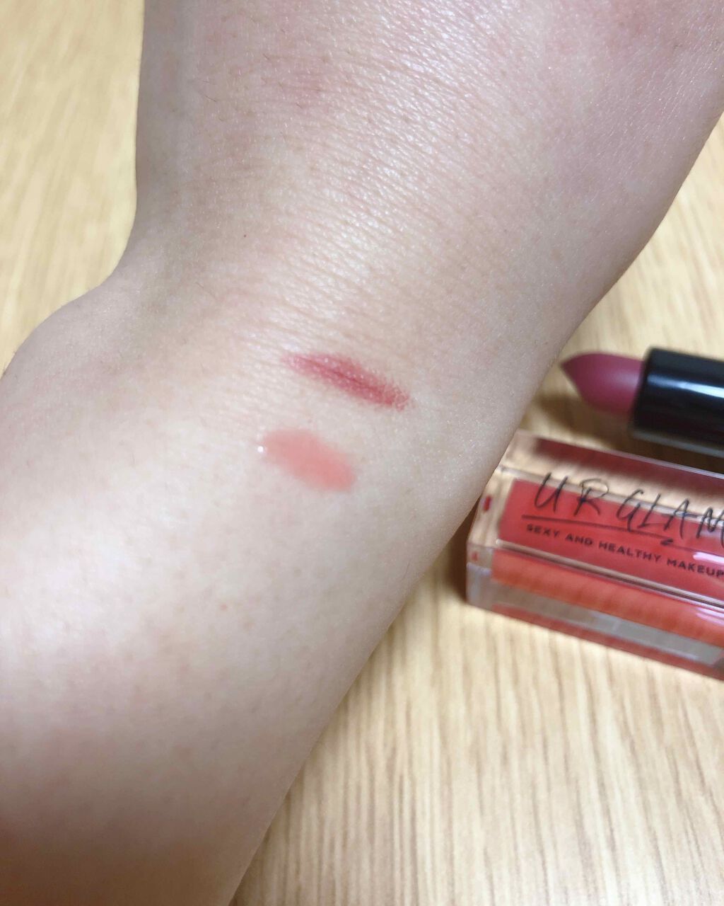 UR GLAM LIP OIL/U R GLAM/リップグロスを使ったクチコミ(2枚目)