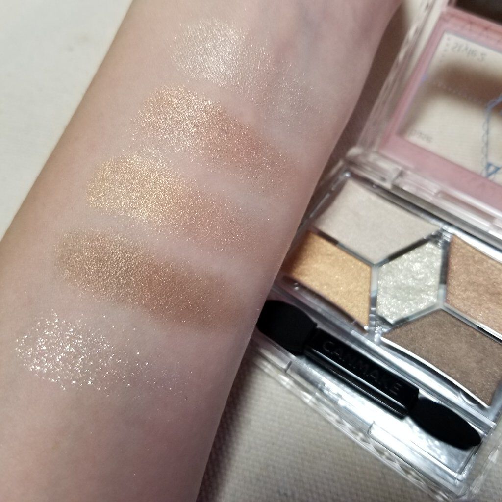 【旧品】パーフェクトスタイリストアイズ/キャンメイク/アイシャドウパレットを使ったクチコミ(7枚目)