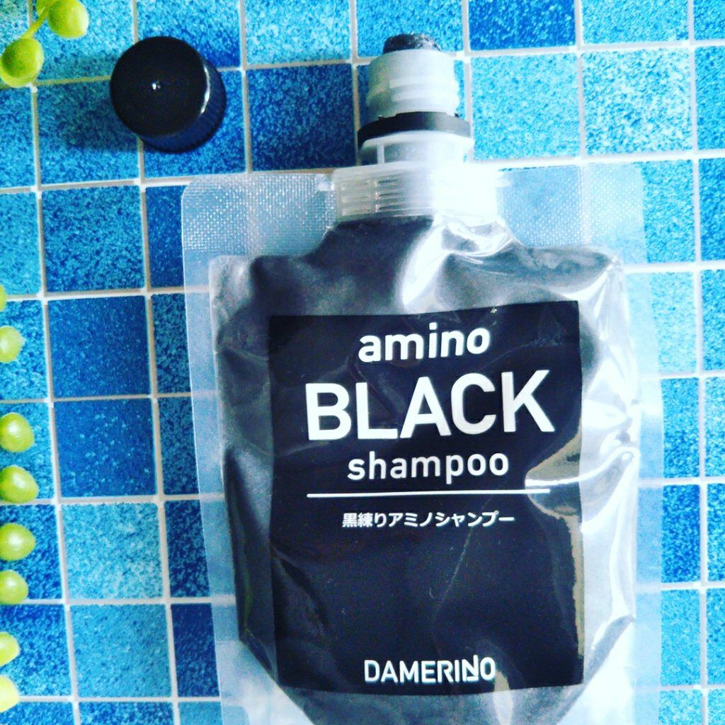 アミノブラックシャンプー/ダメリーノ/市販シャンプーを使ったクチコミ(1枚目)