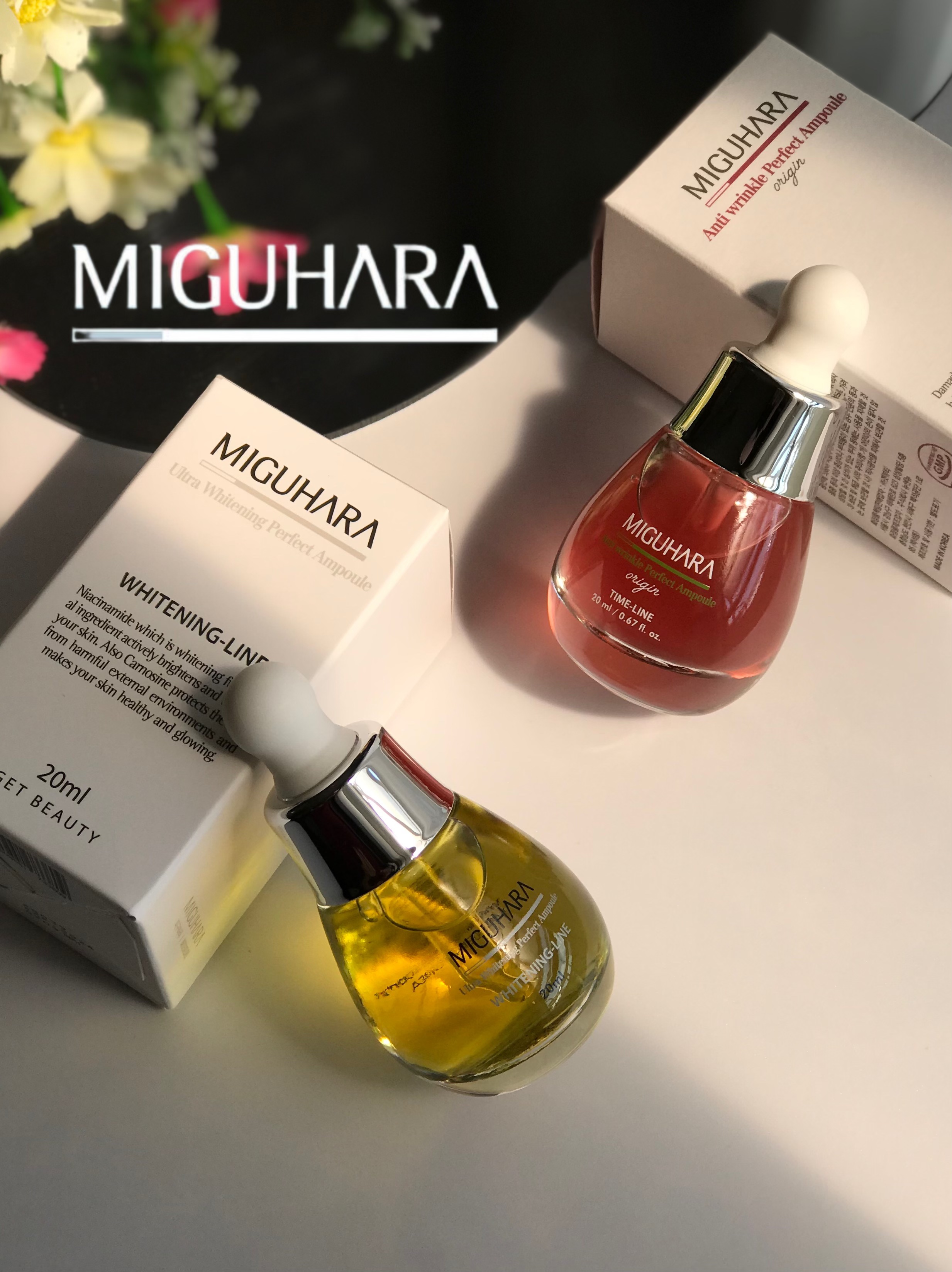 Ultra Whitening Perfect Ampoule/MIGUHARA/美容液を使ったクチコミ（1枚目）