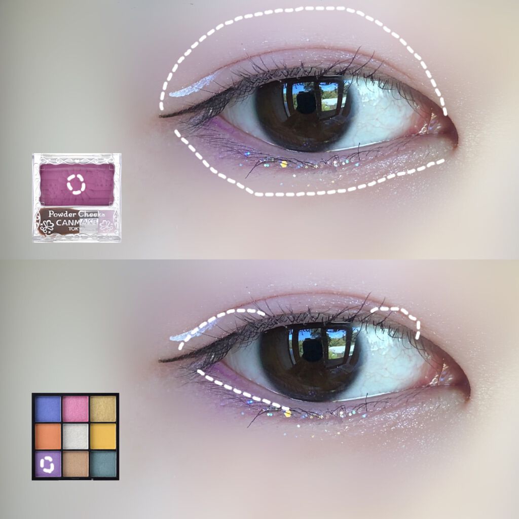 【旧品】パウダーチークス/キャンメイク/パウダーチークを使ったクチコミ(3枚目)