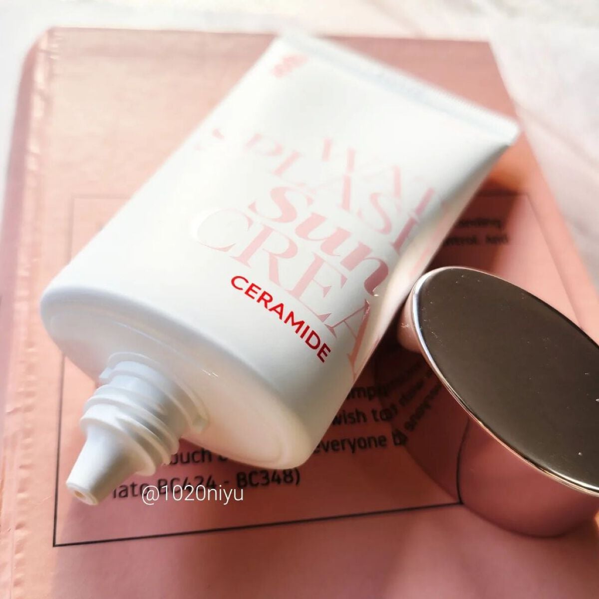 ウォータースプラッシュサンクリーム セラミド/espoir/日焼け止めクリームを使ったクチコミ(5枚目)