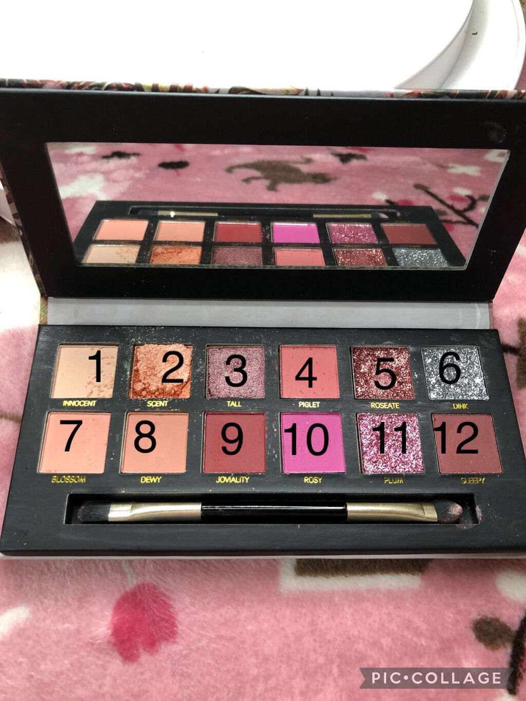 Make Up Adventure Twelve Color Eyeshadow/Mezze /アイシャドウパレットを使ったクチコミ（2枚目）