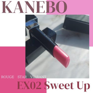 ルージュスターヴァイブラント EX2 Sweet Up/KANEBO/口紅を使ったクチコミ（1枚目）