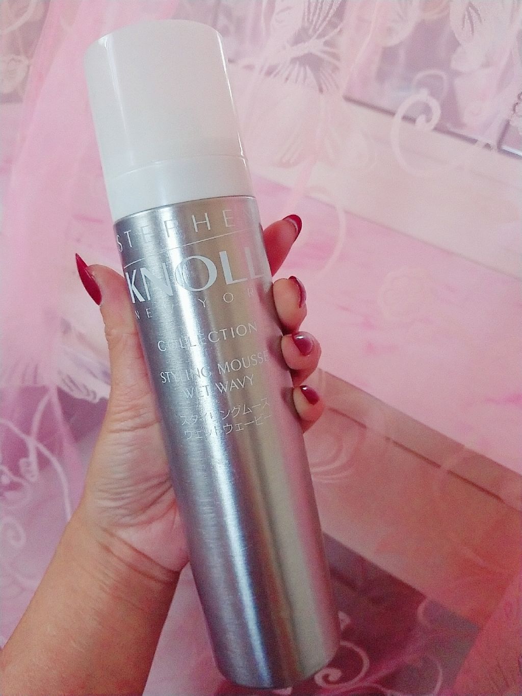 スタイリングムース(ウェットウェービー)/スティーブンノル ニューヨーク/ヘアムースを使ったクチコミ（1枚目）