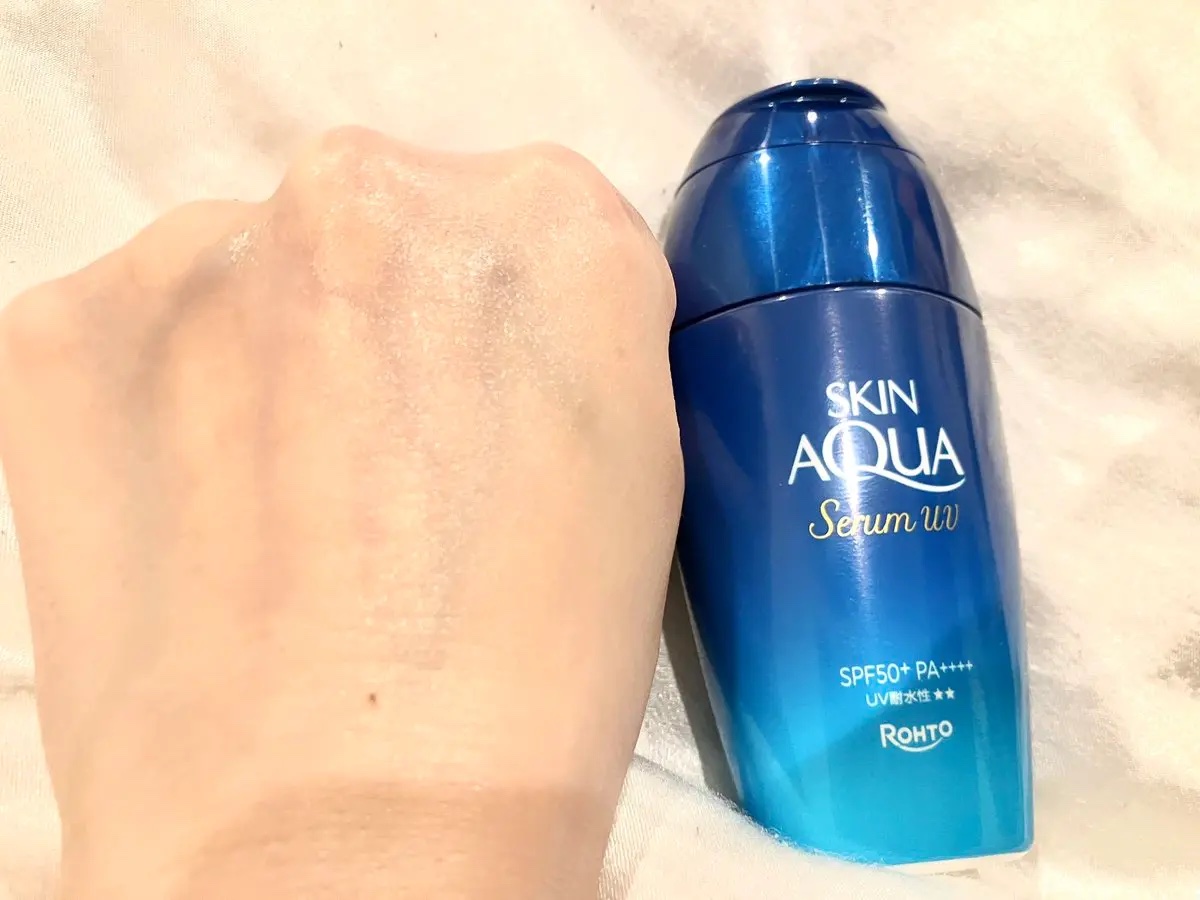 スキンアクア ヒアルロンセラムUV/スキンアクア/日焼け止めローションを使ったクチコミ（3枚目）