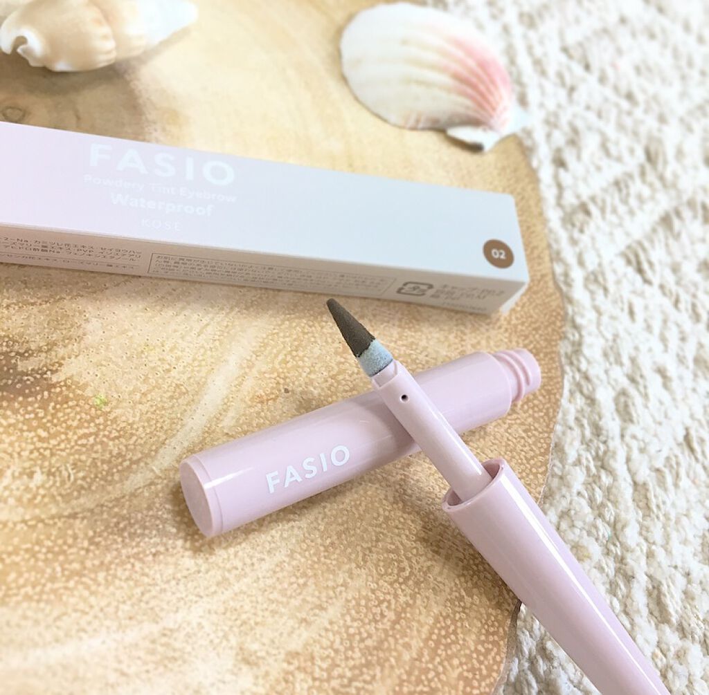 パウダリーティント アイブロウ/FASIO/眉ティントを使ったクチコミ（2枚目）
