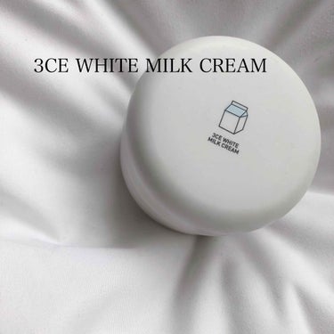 3CE WHITE MILK CREAM🥛:)

┈┈┈┈┈┈┈┈┈┈🦢┈┈┈┈┈┈┈┈┈┈

色白肌になりたい方におすすめです！！

まずこのクリームのパッケージがとにかく可愛いんです！牛乳パックを小