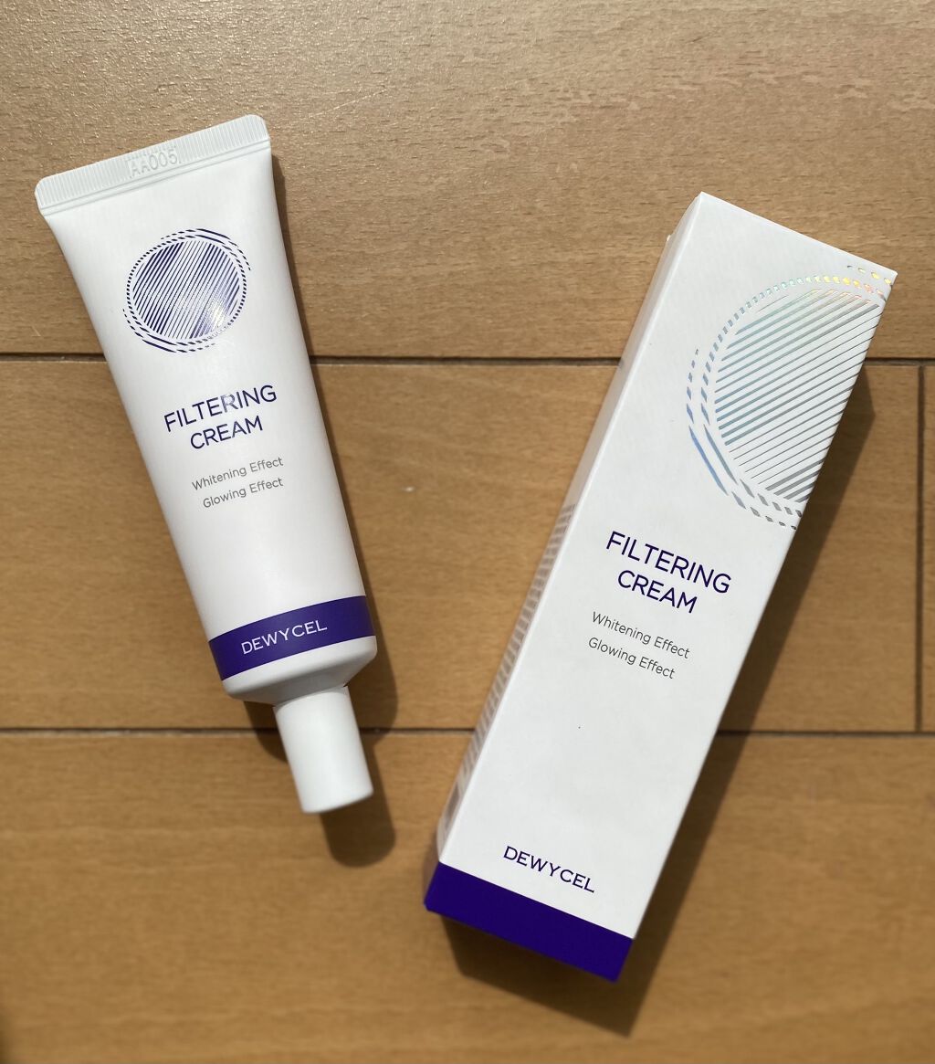 フィルタリングクリーム/DEWYCEL/日焼け止めクリームを使ったクチコミ（1枚目）