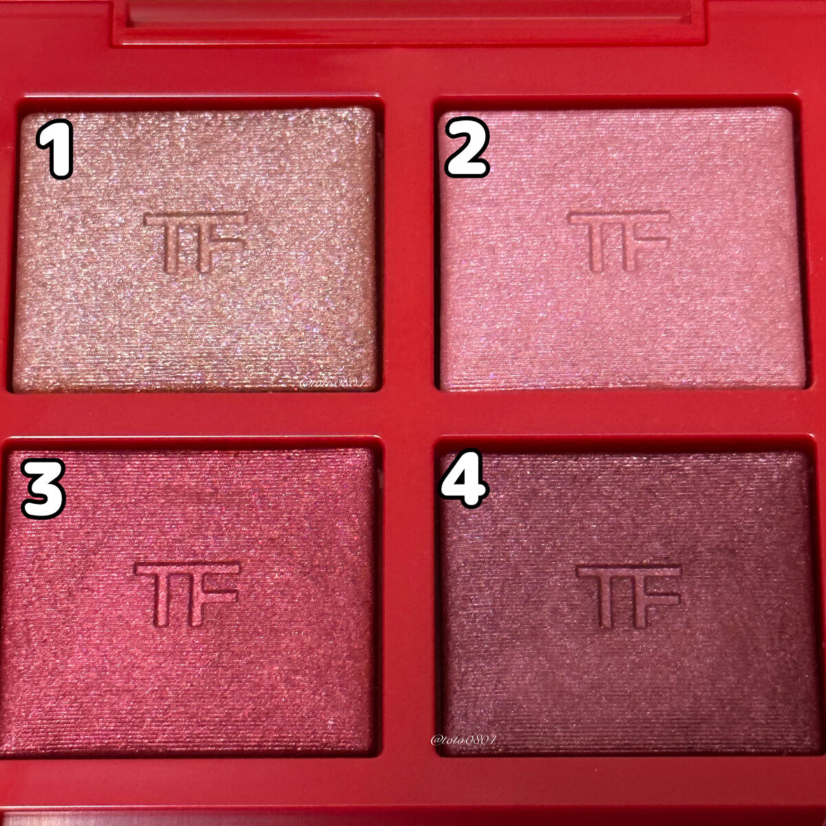 アイ カラー クォード/TOM FORD BEAUTY/アイシャドウパレットを使ったクチコミ（2枚目）