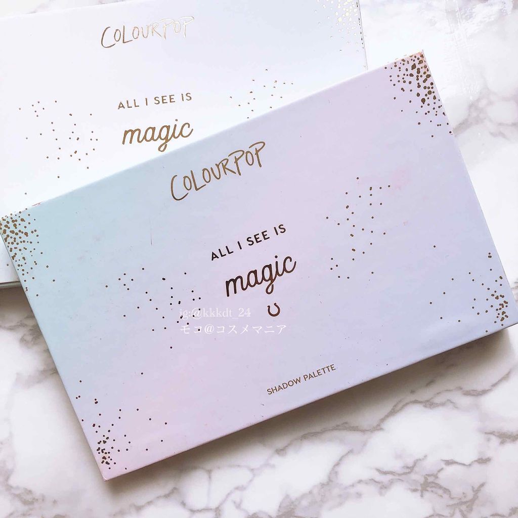 All I See Is Magic プレスト パウダー シャドウ パレット/ColourPop/アイシャドウパレットを使ったクチコミ(2枚目)