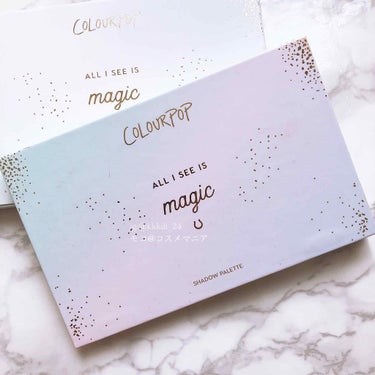 ColourPop All I See Is Magic プレスト パウダー シャドウ パレットのクチコミ「明日はどのアイシャドウを使おうかなと手持ちコスメを見ていたらこのパレットが目にとまり😆



.....」（2枚目）