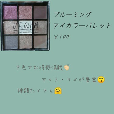 UR GLAM　BLOOMING EYE COLOR PALETTE/U R GLAM/アイシャドウパレットを使ったクチコミ（2枚目）