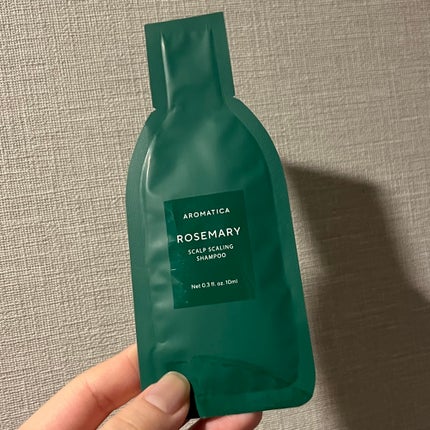 ローズマリースカルプスケーリングシャンプー/AROMATICA/市販シャンプーを使ったクチコミ(1枚目)