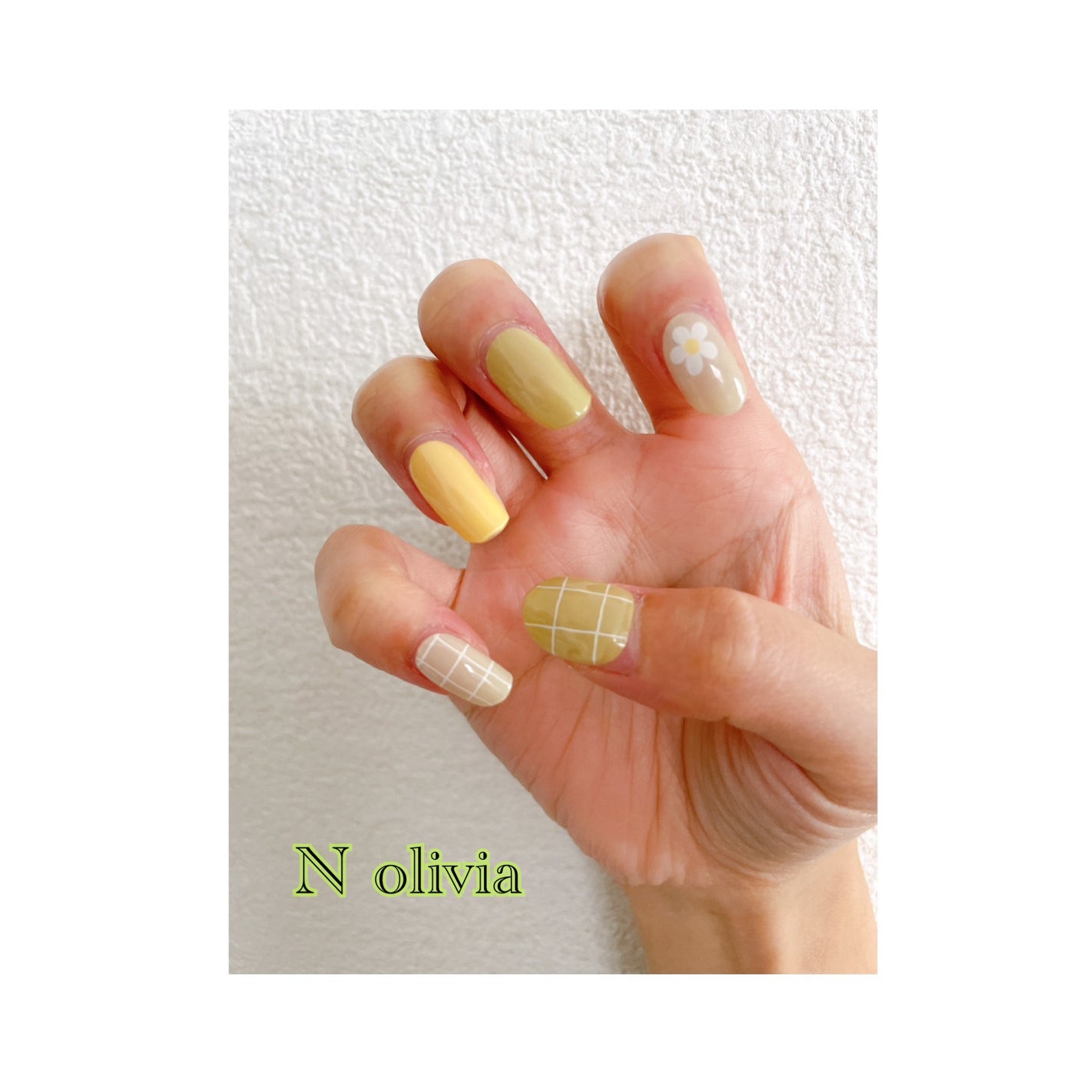 セミキュアジェルネイル(ハンド)/ohora/ネイルシールを使ったクチコミ(1枚目)