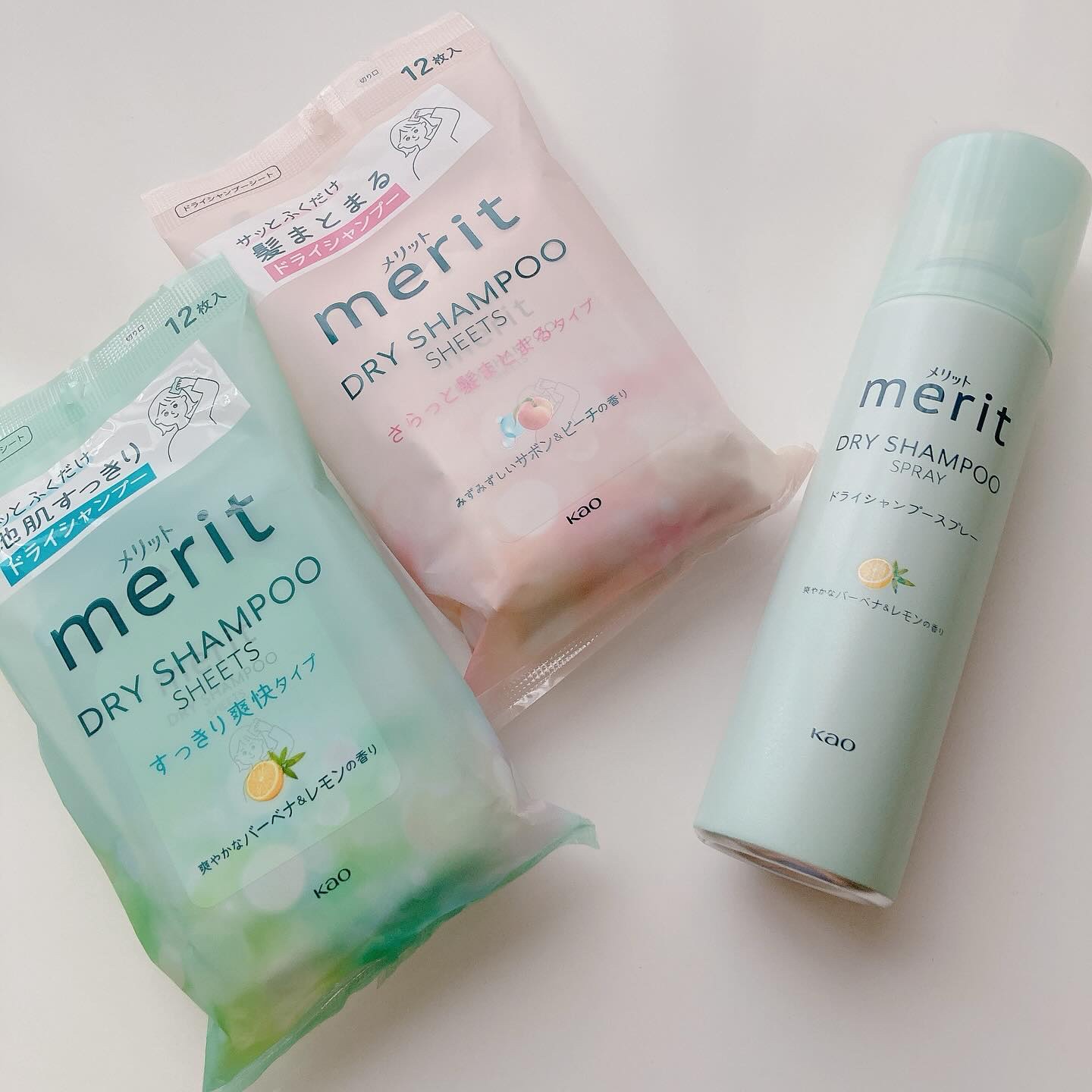 メリット ドライシャンプーシート すっきり爽快タイプ/メリット/ドライシャンプーを使ったクチコミ（1枚目）