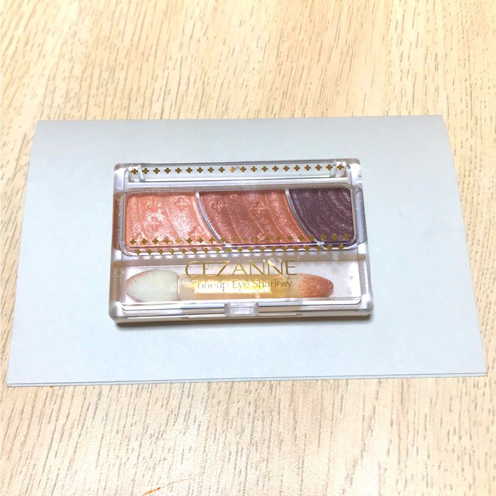 トーンアップアイシャドウ/CEZANNE/アイシャドウパレットを使ったクチコミ（1枚目）