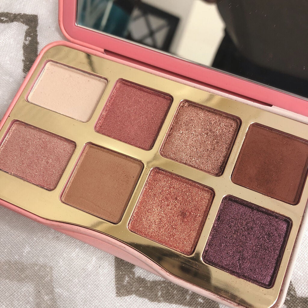 ティックルドピーチ ミニ アイシャドウ パレット/Too Faced/アイシャドウパレットを使ったクチコミ(1枚目)