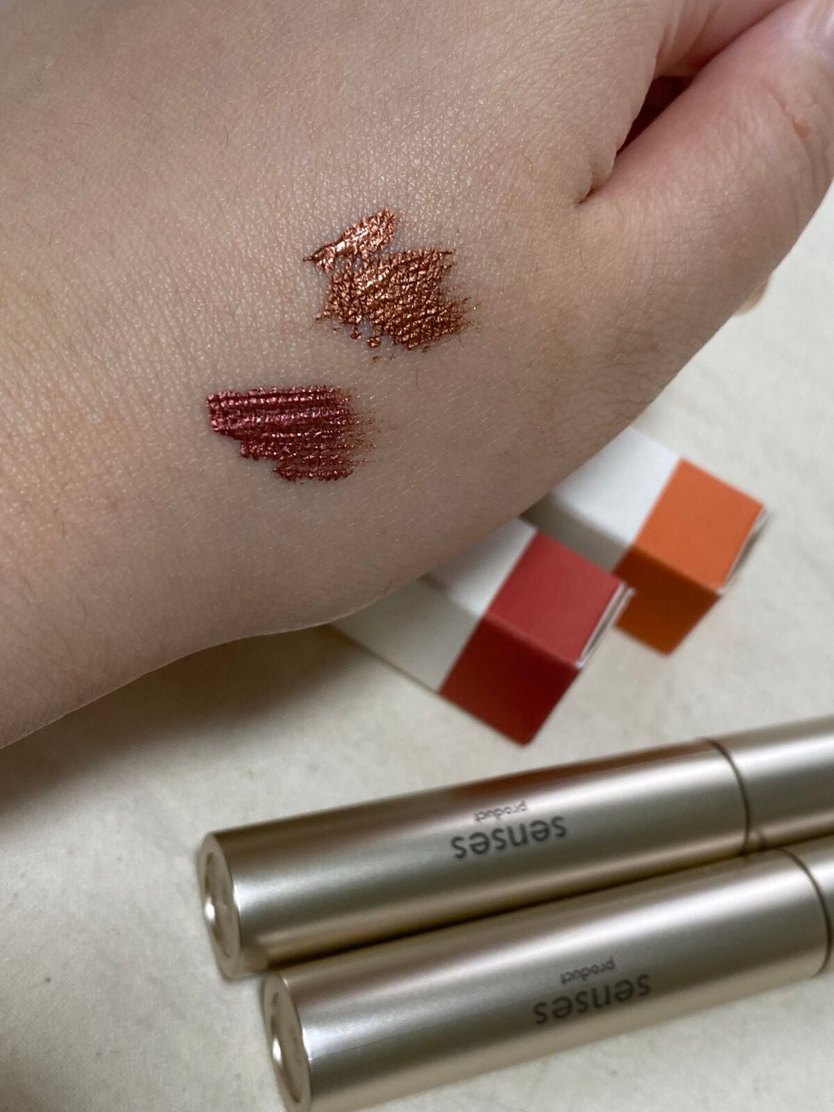 ニュアンスCメタルマスカラ/senses product/マスカラを使ったクチコミ(1枚目)