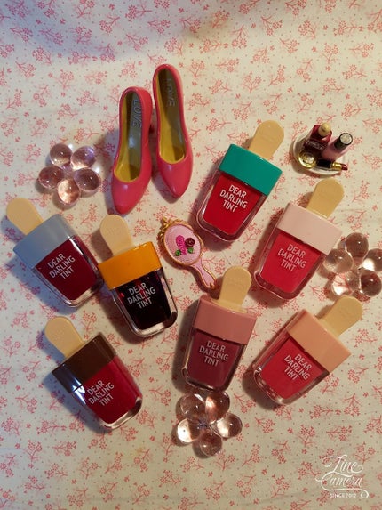 ディアダーリン ウォータージェルティント (アイスティント)/ETUDE/口紅を使ったクチコミ(1枚目)