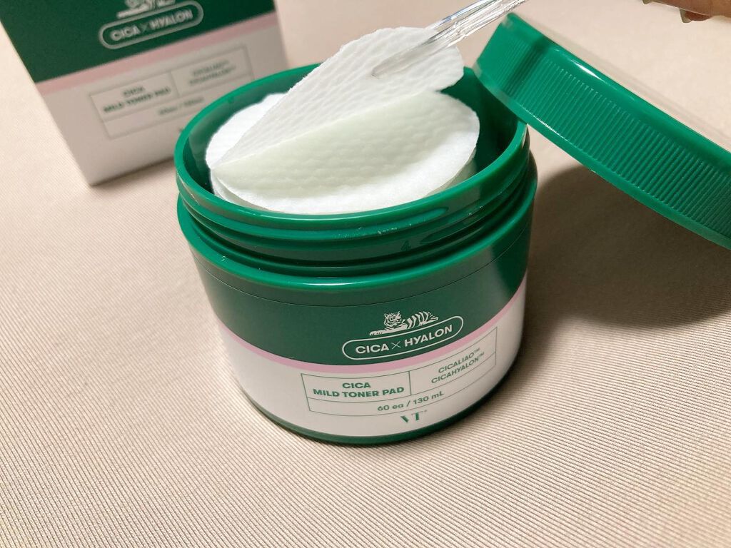 CICA マイルドトナーパッド/VT/トナーパッドを使ったクチコミ（1枚目）