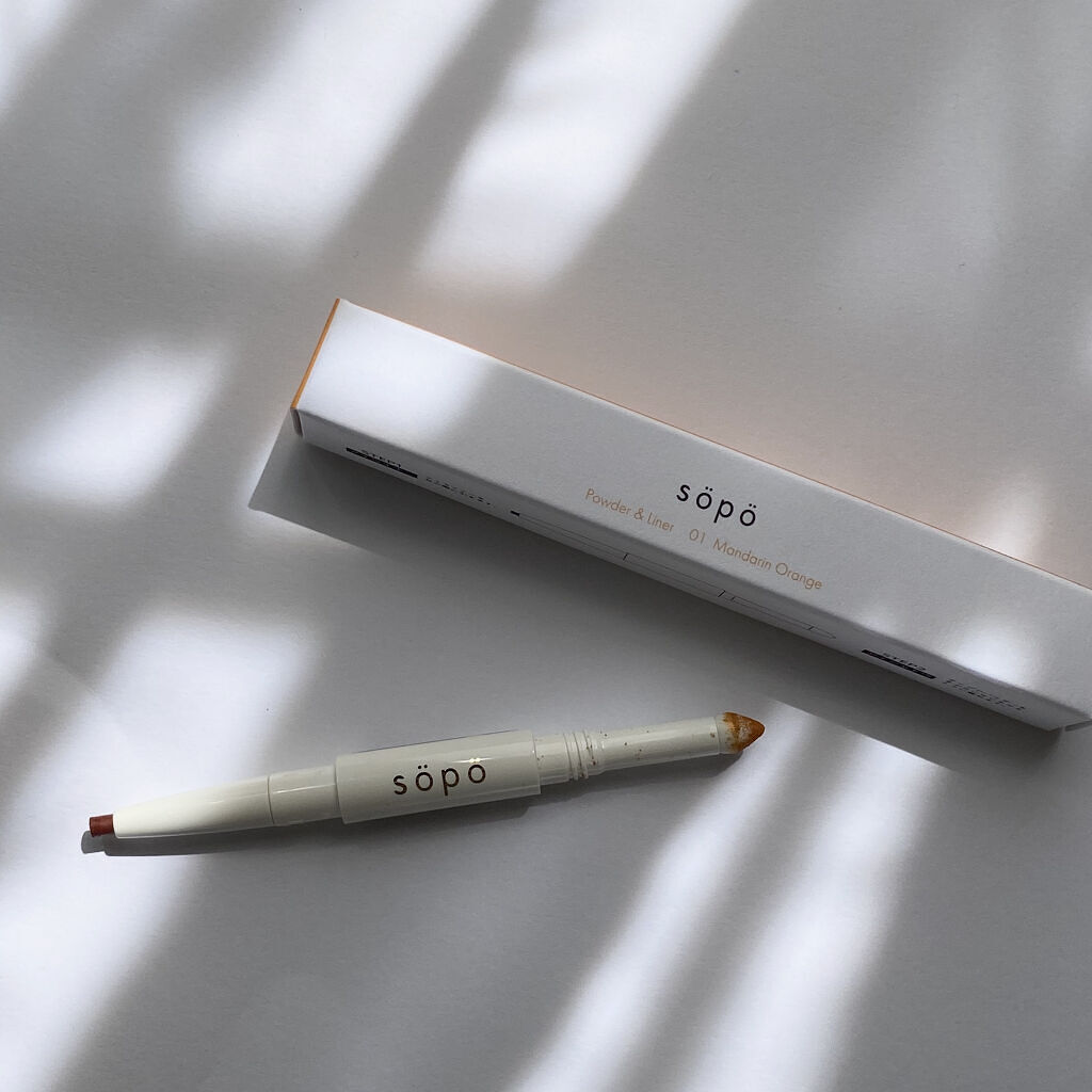 パウダー&ライナー/sopo/スティックアイシャドウを使ったクチコミ（2枚目）