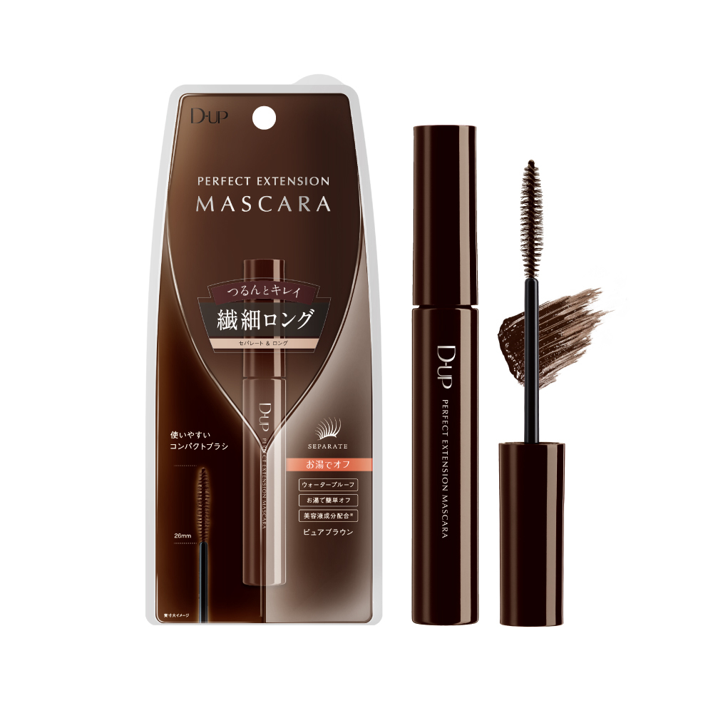 MOMODESIGN デビル　限定　ブラウン　メタリカ　美品　お値下げ可能⭐︎ パーフェクトエクステンション マスカラ | ピュアブラウン D-UP | LIPS
