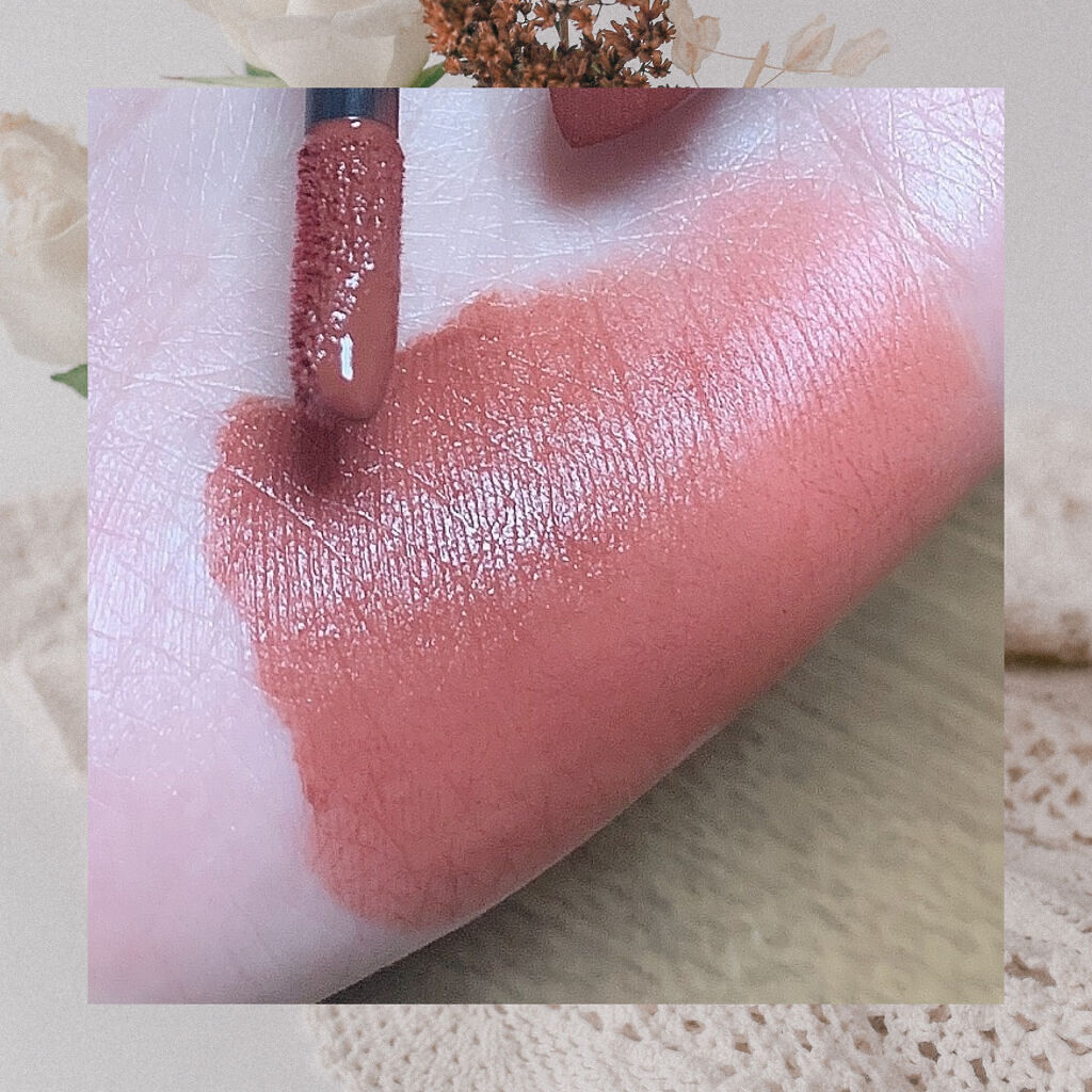 ノワール イン ザ ベルベットティント/MERZY/リップティントを使ったクチコミ（3枚目）