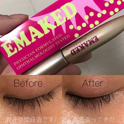 EMAKED(エマーキット)/水橋保寿堂製薬/まつげ美容液を使ったクチコミ(1枚目)