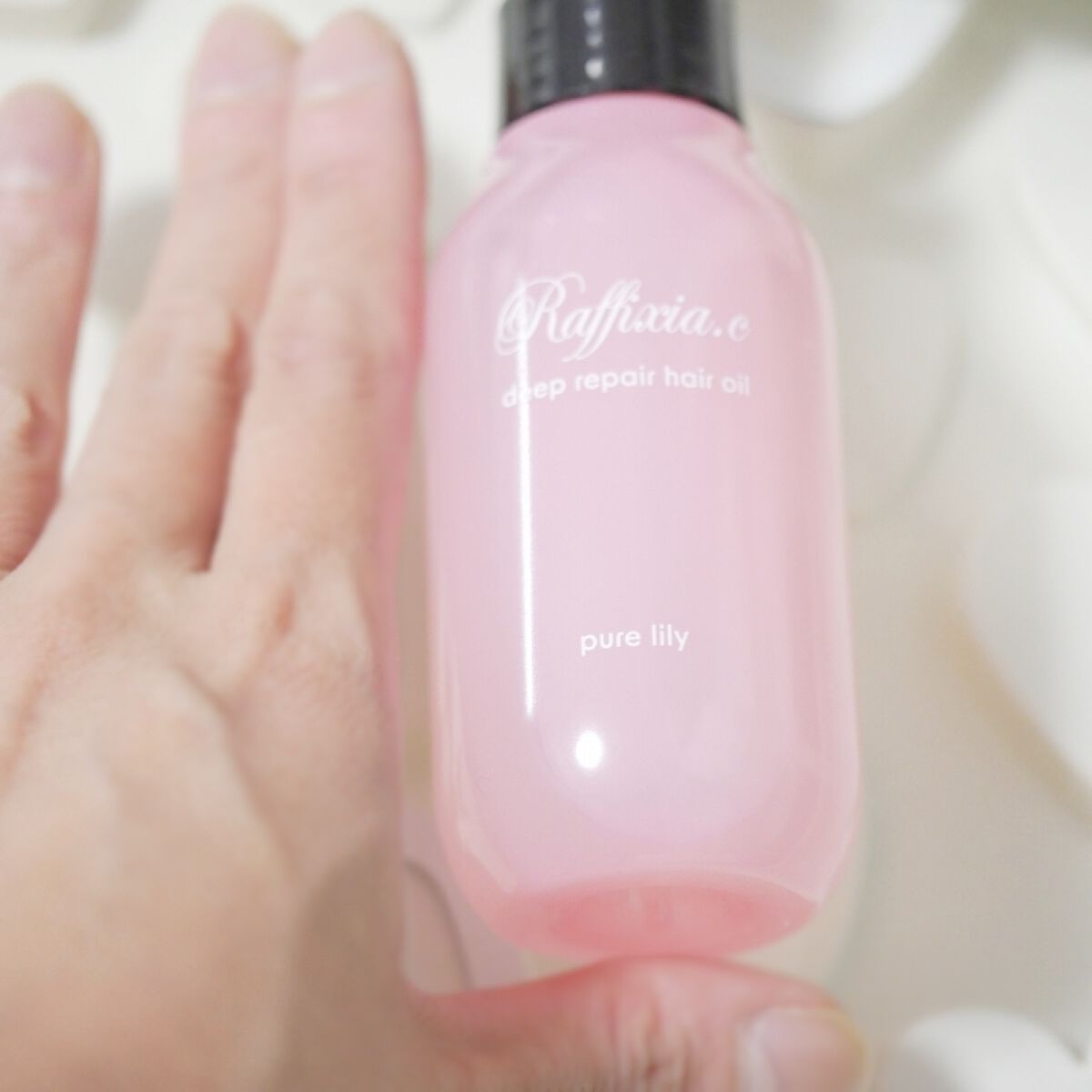 ディープリペア ヘアオイル ピュアリリー/Raffixia.c/ヘアオイルを使ったクチコミ（2枚目）